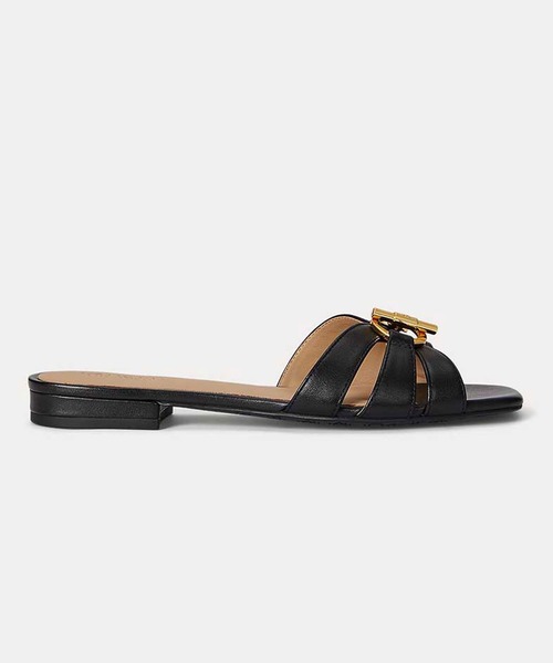 LAUREN RALPH LAUREN（ローレン ラルフ ローレン）の「ローレン ラルフ ローレン BLAIKE SANDALS ブレイク サンダル（サンダル・レディース・キャメル/ブラック・60/70/65/55）」の3枚目の写真