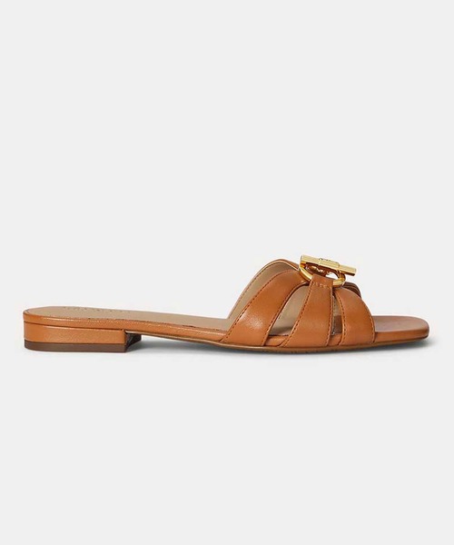 LAUREN RALPH LAUREN（ローレン ラルフ ローレン）の「ローレン ラルフ ローレン BLAIKE SANDALS ブレイク サンダル（サンダル・レディース・キャメル/ブラック・60/70/65/55）」の4枚目の写真