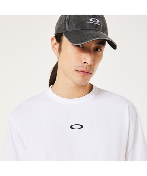 OAKLEY(オークリー)の「オークリー ENHANCE COOL COTTON TEE - ICON/Tシャツ/スポーツ・トレーニングコレクション/OAKLEY(Tシャツ/カットソー・メンズ・ブラック/ネイビー/ホワイト・S/M/L)」の14枚目の写真