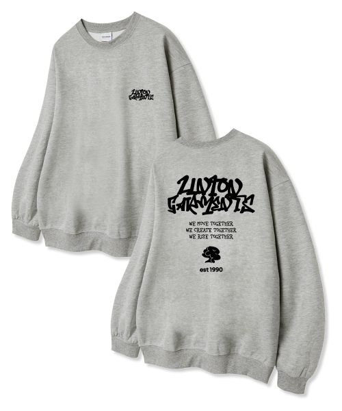 Union Garments(ユニオンガーメンツ)の「ユニオンムーブ 裏毛 スウェットシャツ グレー(スウェット・レディース・その他・L/XL/XXL)」の1枚目の写真