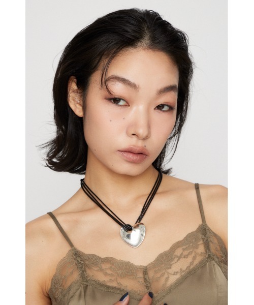 LAGUA GEM(ラグアジェム)の「HEART MOTIF ネックレス(ネックレス・レディース・シルバー・FREE)」の4枚目の写真