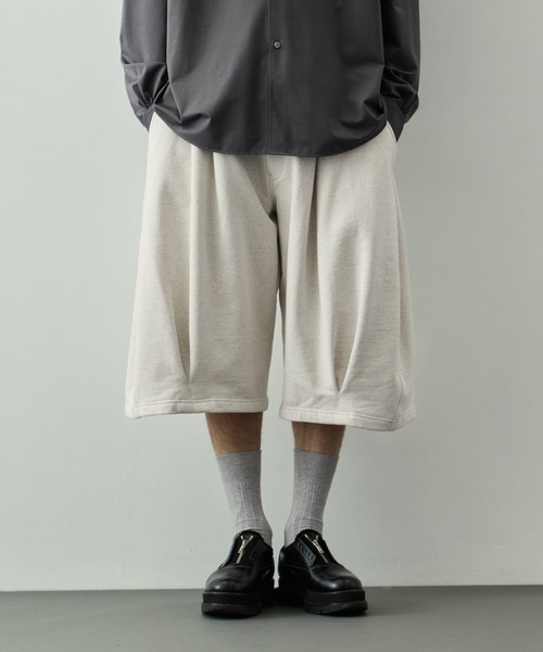 KHOKI/コッキ】Pleated Balloon Sweat Shorts（スウェットパンツ