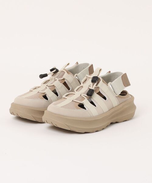 SHAKA(シャカ)の「【SHAKA】シャカ TREK CAMPER GES(トレック キャンパー GES)SK-357(サンダル・レディース・キナリ/ブラック・5/6/7)」の1枚目の写真