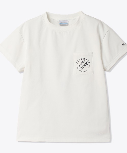 Columbia(コロンビア)の「コロンビア Columbia ウィメンズヤハラフォレストポケットショートスリーブTシャツ(Tシャツ/カットソー・レディース・ダークグレー/アイボリー/ピンク/ブラウン・S/M/L/XL)」の2枚目の写真