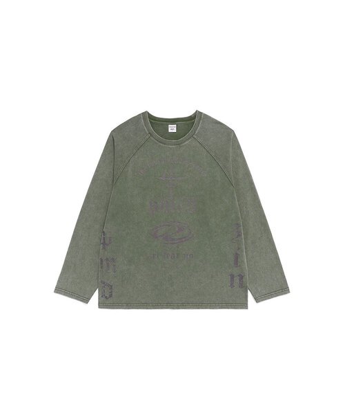 PIMADAZIWIN（ピマダジウィン）の「Dark Label Sulfur T-shirt_3Color（Tシャツ/カットソー・メンズ・チャコールグレー/ブラック/グリーン・MEDIUM/LARGE）」の3枚目の写真