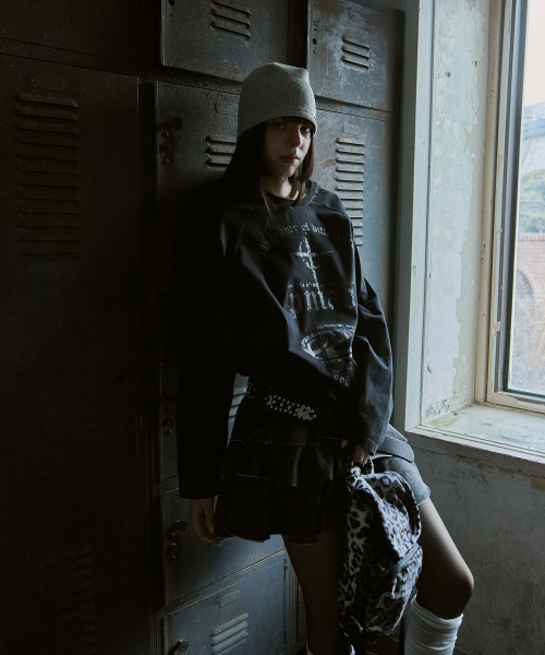 PIMADAZIWIN（ピマダジウィン）の「Dark Label Sulfur T-shirt_3Color（Tシャツ/カットソー・メンズ・チャコールグレー/ブラック/グリーン・MEDIUM/LARGE）」の5枚目の写真