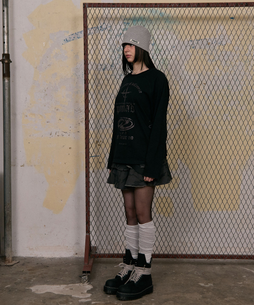 PIMADAZIWIN（ピマダジウィン）の「Dark Label Sulfur T-shirt_3Color（Tシャツ/カットソー・メンズ・チャコールグレー/ブラック/グリーン・MEDIUM/LARGE）」の9枚目の写真