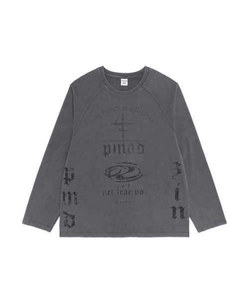PIMADAZIWIN（ピマダジウィン）の「Dark Label Sulfur T-shirt_3Color（Tシャツ/カットソー・メンズ・チャコールグレー/ブラック/グリーン・MEDIUM/LARGE）」の13枚目の写真