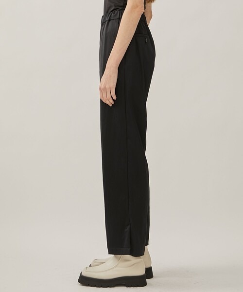 08sircus（ゼロエイトサーカス）の「[08sircus/08サーカス]Milling satin slit pants（その他パンツ・レディース・ブルー/ブラック・1/0）」の5枚目の写真