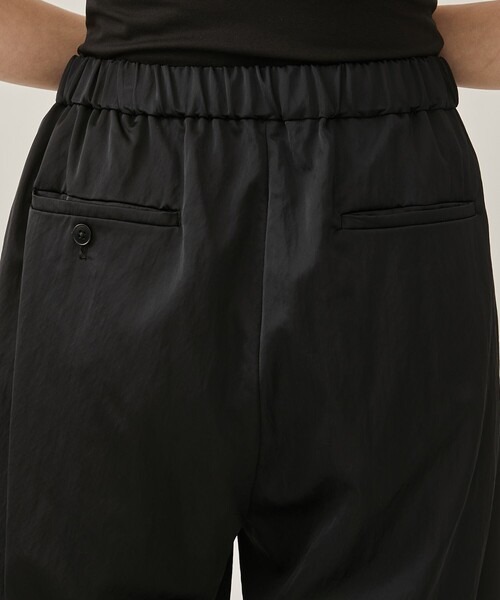 08sircus（ゼロエイトサーカス）の「[08sircus/08サーカス]Milling satin slit pants（その他パンツ・レディース・ブルー/ブラック・1/0）」の10枚目の写真