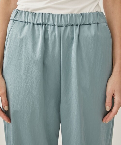 08sircus（ゼロエイトサーカス）の「[08sircus/08サーカス]Milling satin slit pants（その他パンツ・レディース・ブルー/ブラック・1/0）」の16枚目の写真