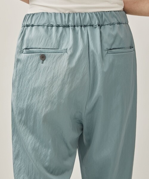 08sircus（ゼロエイトサーカス）の「[08sircus/08サーカス]Milling satin slit pants（その他パンツ・レディース・ブルー/ブラック・1/0）」の19枚目の写真