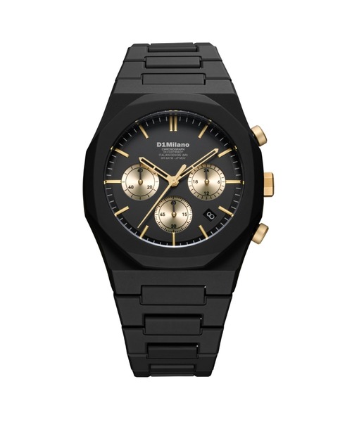 D1 MILANO（ディーワンミラノ）の「「D1 MILANO/ディーワン ミラノ」POLYCHRONO　ポリクロノ - ギルデッド（アナログ腕時計・メンズ・ブラック×ゴールド/ブラック×ベージュ/ブラック×シルバー・FREE）」の7枚目の写真