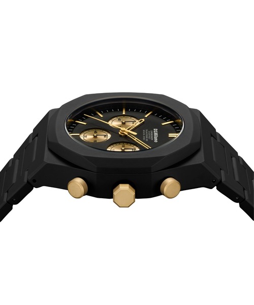 D1 MILANO（ディーワンミラノ）の「「D1 MILANO/ディーワン ミラノ」POLYCHRONO　ポリクロノ - ギルデッド（アナログ腕時計・メンズ・ブラック×ゴールド/ブラック×ベージュ/ブラック×シルバー・FREE）」の10枚目の写真
