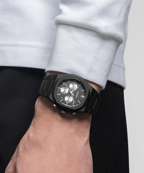 D1 MILANO（ディーワンミラノ）の「「D1 MILANO/ディーワン ミラノ」POLYCHRONO　ポリクロノ - ギルデッド（アナログ腕時計・メンズ・ブラック×ゴールド/ブラック×ベージュ/ブラック×シルバー・FREE）」の18枚目の写真