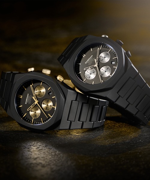 D1 MILANO（ディーワンミラノ）の「「D1 MILANO/ディーワン ミラノ」POLYCHRONO　ポリクロノ - ギルデッド（アナログ腕時計・メンズ・ブラック×ゴールド/ブラック×ベージュ/ブラック×シルバー・FREE）」の19枚目の写真