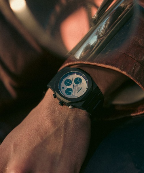 D1 MILANO（ディーワンミラノ）の「「D1 MILANO/ディーワン ミラノ」POLYCHRONO　ポリクロノ - ギルデッド（アナログ腕時計・メンズ・ブラック×ゴールド/ブラック×ベージュ/ブラック×シルバー・FREE）」の22枚目の写真