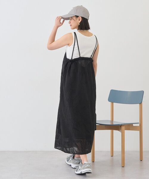 AMERICAN HOLIC(アメリカンホリック)の「シアー刺繍キャミワンピース(ペチコート付き)(ワンピース・レディース・アイボリー/ブラック・L/M)」の21枚目の写真