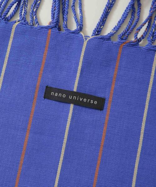 NANO universe(ナノユニバース)の「ハンモックバッグ(トートバッグ・レディース・ブルー/キャメル/ブラック・F)」の13枚目の写真