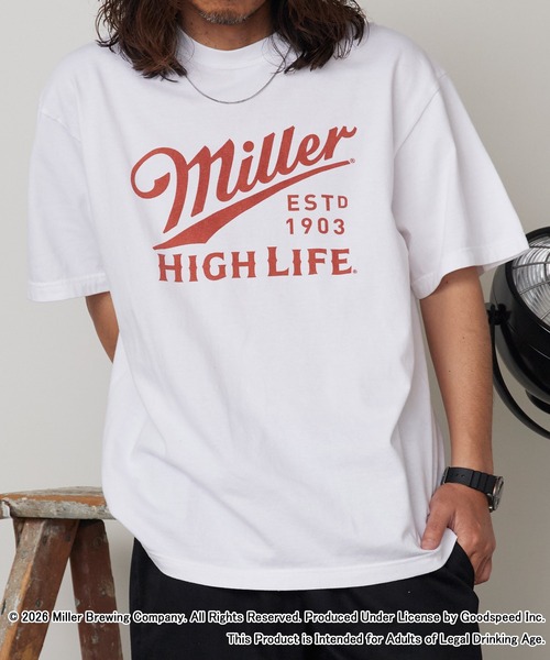 GOOD ROCK SPEED(グッドロックスピード)の「GOOD ROCK SPEED/グッドロックスピード Miller 秋 秋服 2026年秋冬(Tシャツ/カットソー・メンズ・ホワイト・M/L/XL)」の9枚目の写真