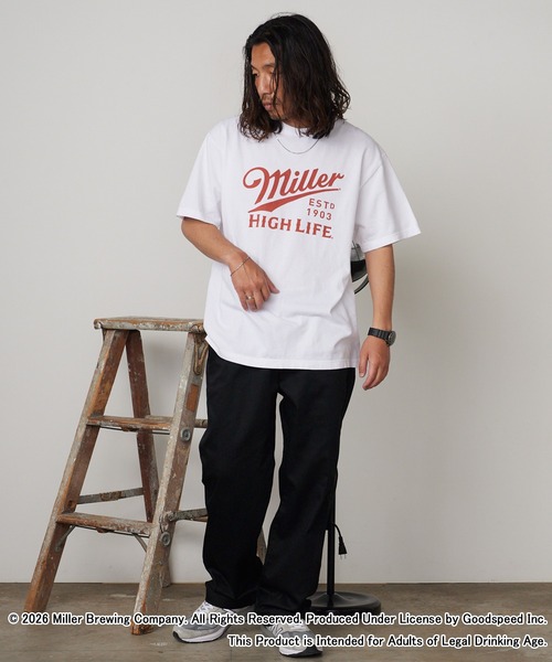 GOOD ROCK SPEED(グッドロックスピード)の「GOOD ROCK SPEED/グッドロックスピード Miller 秋 秋服 2026年秋冬(Tシャツ/カットソー・メンズ・ホワイト・M/L/XL)」の7枚目の写真