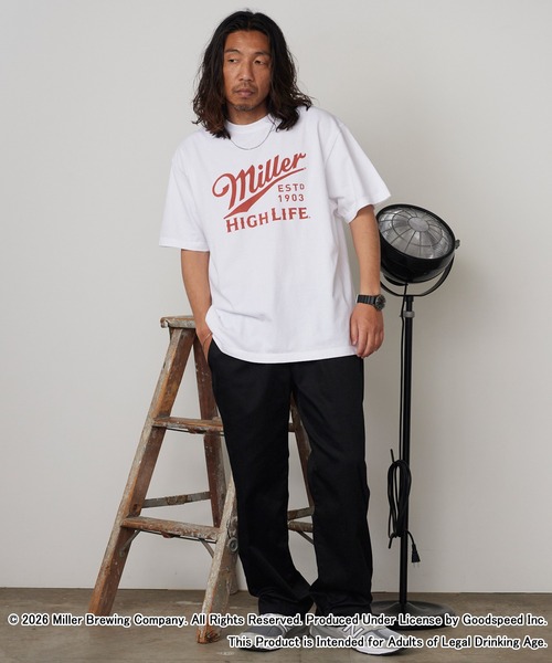 GOOD ROCK SPEED(グッドロックスピード)の「GOOD ROCK SPEED/グッドロックスピード Miller 秋 秋服 2026年秋冬(Tシャツ/カットソー・メンズ・ホワイト・M/L/XL)」の6枚目の写真