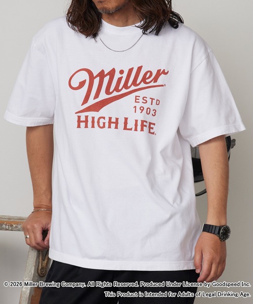 GOOD ROCK SPEED(グッドロックスピード)の「GOOD ROCK SPEED/グッドロックスピード Miller 秋 秋服 2026年秋冬(Tシャツ/カットソー・メンズ・ホワイト・M/L/XL)」の3枚目の写真