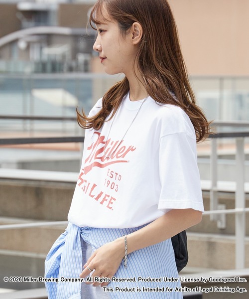 GOOD ROCK SPEED(グッドロックスピード)の「GOOD ROCK SPEED/グッドロックスピード Miller 秋 秋服 2026年秋冬(Tシャツ/カットソー・メンズ・ホワイト・M/L/XL)」の13枚目の写真