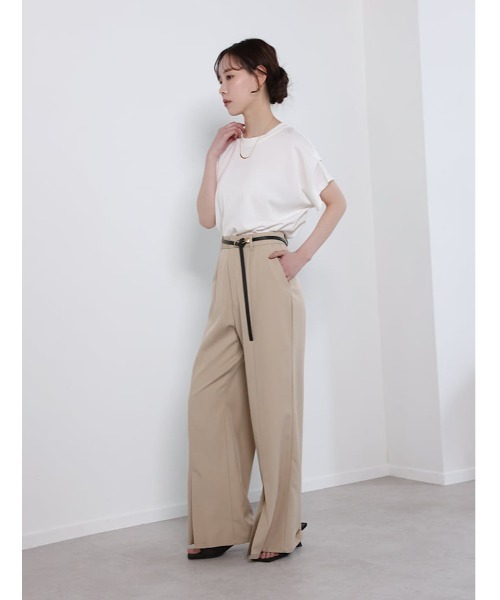 fifth(フィフス)の「ショルダータックカットソー(Tシャツ/カットソー・レディース・ホワイト/ブラック・M)」の8枚目の写真