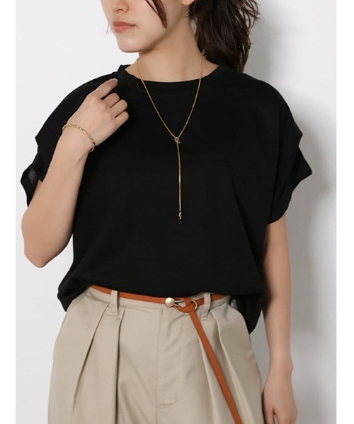 fifth(フィフス)の「ショルダータックカットソー(Tシャツ/カットソー・レディース・ホワイト/ブラック・M)」の11枚目の写真