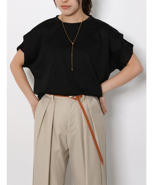 fifth(フィフス)の「ショルダータックカットソー(Tシャツ/カットソー・レディース・ホワイト/ブラック・M)」の10枚目の写真
