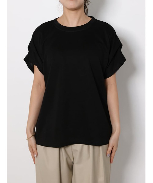 fifth(フィフス)の「ショルダータックカットソー(Tシャツ/カットソー・レディース・ホワイト/ブラック・M)」の14枚目の写真