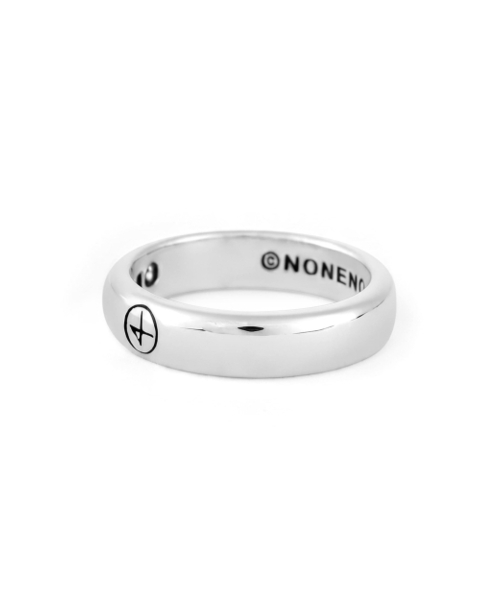 NONENON(ノンノン)の「LOGO PLUMP RNG(3mm) SILVER925(リング・レディース・その他・SMALL/MEDIUM/LARGE)」の2枚目の写真