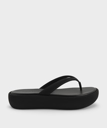 CHARLES & KEITH｜チャールズ＆キースのサンダル（ブラック/黒色系