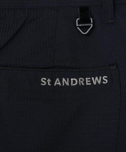 St ANDREWS(セントアンドリュース)の「【St ANDREWS】【ストレッチ】ドビーサッカーパンツ (MENS)(その他パンツ・メンズ・ブラック/ホワイト・L/M)」の9枚目の写真