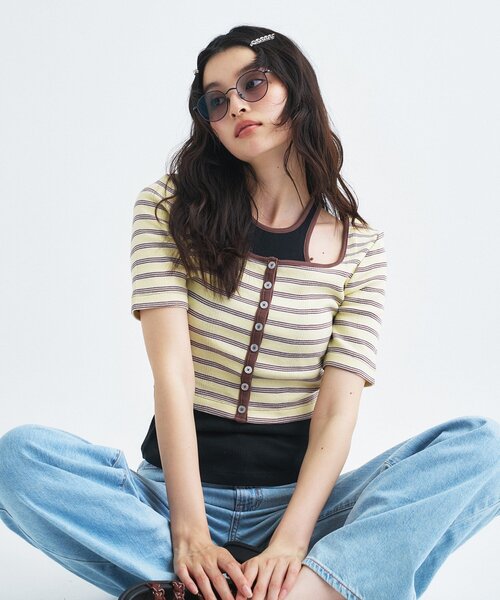 CODE A(コードエー)の「Robert P. Miller*CODE A|twin layer tank set(その他トップス・レディース・レッド系1/ブラック/ライトイエロー系/グレー/ライトブルー・00)」の4枚目の写真