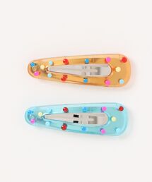 bibmilk（ビブミルク）の「BIBMILK CLEAR DOTS SLEEP PIN 5cm 2PCS（ヘアピン）」