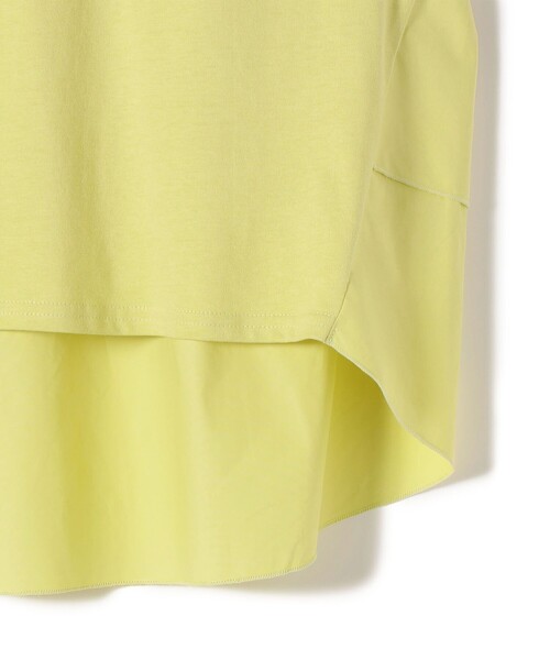 SHIPS Colors(シップス カラーズ)の「SHIPS Colors:〈手洗い可能〉バックティアード デザイン カットソー(Tシャツ/カットソー・レディース・イエロー/ブラック/オフホワイト・ONE SIZE)」の10枚目の写真