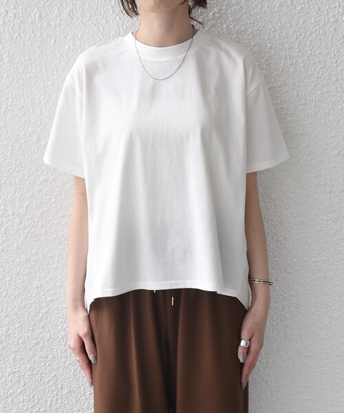 SHIPS Colors(シップス カラーズ)の「SHIPS Colors:〈手洗い可能〉バックティアード デザイン カットソー(Tシャツ/カットソー・レディース・イエロー/ブラック/オフホワイト・ONE SIZE)」の15枚目の写真
