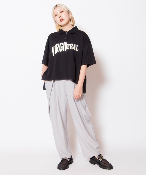 OSMOSIS(オズモーシス)の「タックカーブパンツ(その他パンツ・レディース・ダークグレー/ブラック/ライトグレー・ONE SIZE)」の14枚目の写真