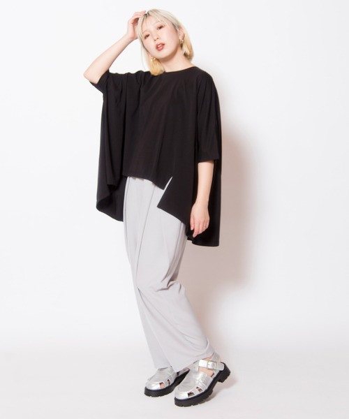 OSMOSIS(オズモーシス)の「タックカーブパンツ(その他パンツ・レディース・ダークグレー/ブラック/ライトグレー・ONE SIZE)」の20枚目の写真