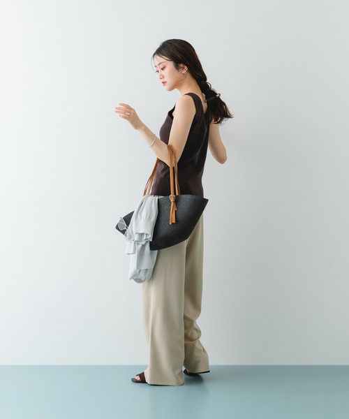 RODE SKO（ロデスコ）の「ブレードバスケットバッグ（かごバッグ・レディース・ブラック/ベージュ系その他・-）」の7枚目の写真
