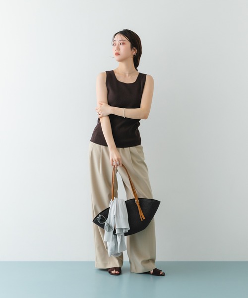 RODE SKO（ロデスコ）の「ブレードバスケットバッグ（かごバッグ・レディース・ブラック/ベージュ系その他・-）」の8枚目の写真