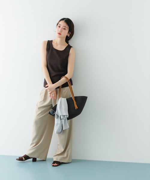 RODE SKO（ロデスコ）の「ブレードバスケットバッグ（かごバッグ・レディース・ブラック/ベージュ系その他・-）」の9枚目の写真