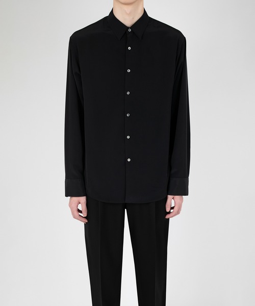 LAD MUSICIAN(ラッドミュージシャン)の「DECHINE STANDARD SHIRT(シャツ/ブラウス・メンズ・ブラック・42)」の2枚目の写真