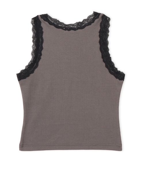 atmos pink（アトモスピンク）の「atmos pink Lace Tank Top / アトモス ピンク レース タンクトップ（タンクトップ・レディース・ホワイト/ブラック・FREE）」の7枚目の写真
