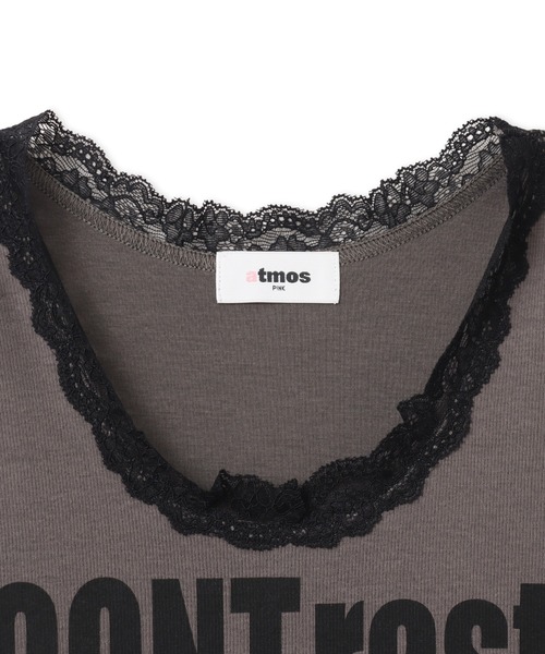 atmos pink（アトモスピンク）の「atmos pink Lace Tank Top / アトモス ピンク レース タンクトップ（タンクトップ・レディース・ホワイト/ブラック・FREE）」の10枚目の写真
