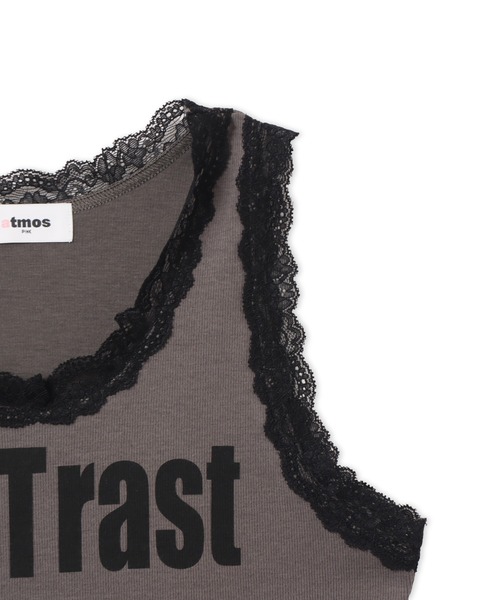 atmos pink（アトモスピンク）の「atmos pink Lace Tank Top / アトモス ピンク レース タンクトップ（タンクトップ・レディース・ホワイト/ブラック・FREE）」の9枚目の写真