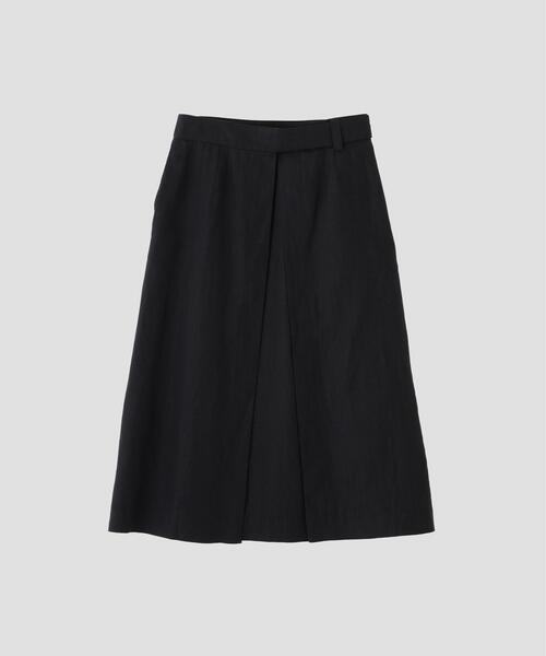 MARGARET HOWELL(マーガレットハウエル)の「LIGHTWEIGHT LINEN(スカート・レディース・ブラック・1)」の3枚目の写真