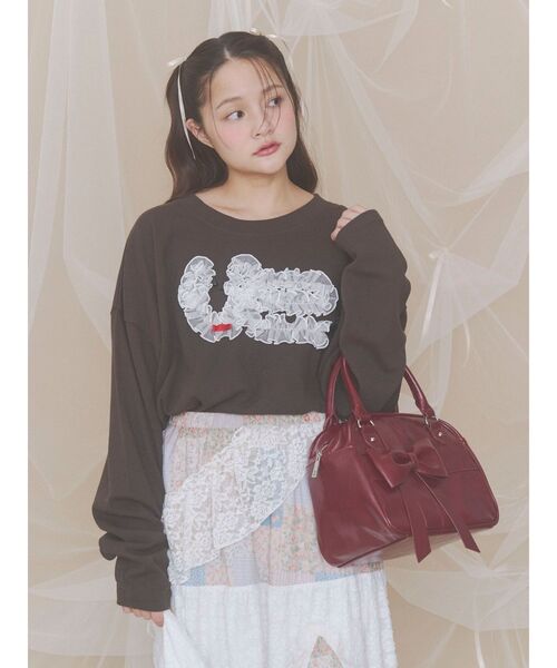 merry jenny(メリージェニー)の「bow ribbon gift bag(ハンドバッグ・レディース・ブルー/レッド/ブラウン・FREE)」の15枚目の写真
